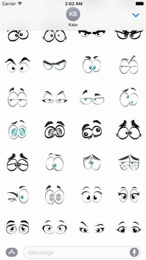 Cartoon Eyes Sticker Pack!(圖2)-速報App