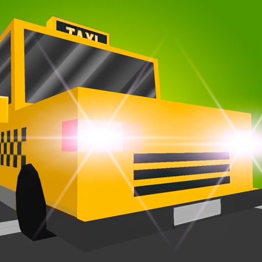 Pixel Taxi Simulator 3D Full icon