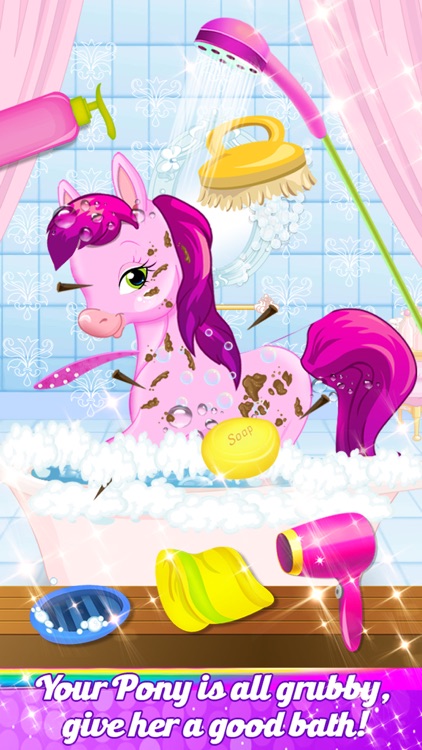 Cute Pink Princess Pony Makeover