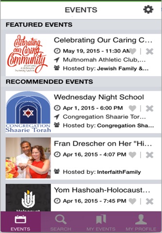 GrapeVine: Personalized Jewish Events & Content screenshot 2