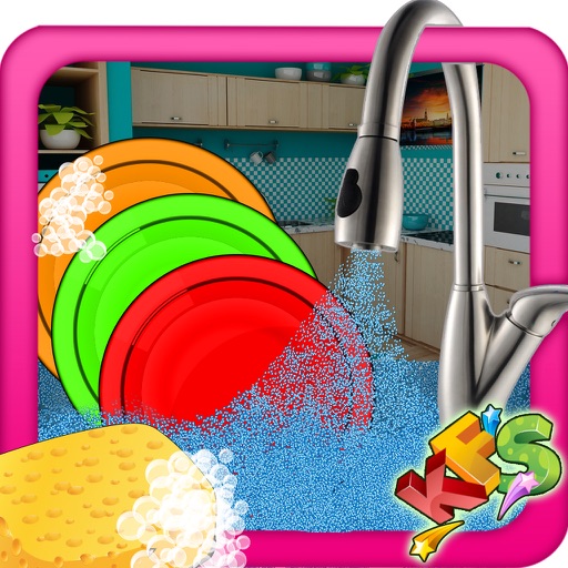 Girls Dish Washing – Kitchen Clean up Game iOS App