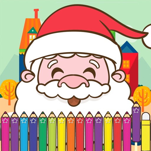 Christmas Coloring for kid Holiday Games iOS App