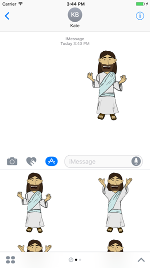 Jesus Praise Poses Stickers(圖1)-速報App