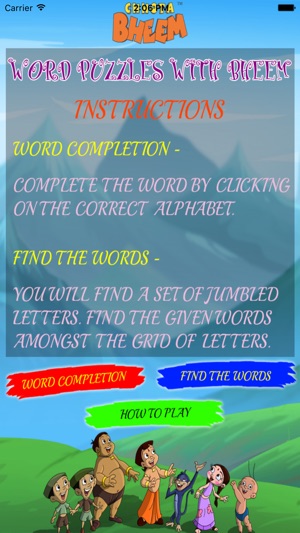 Word Puzzles With Bheem(圖1)-速報App