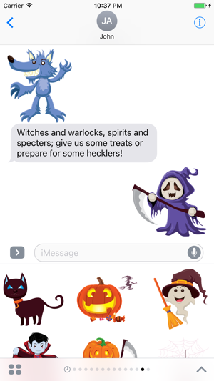 Crazy Halloween Sticker for iMessage #4(圖3)-速報App