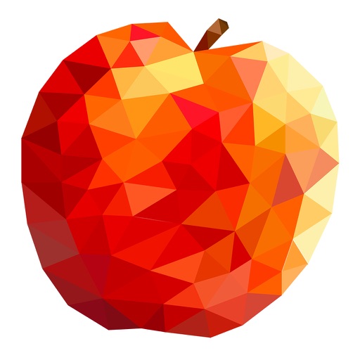 Geometric Fruit Icon