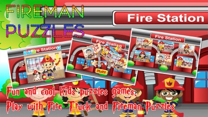 How to cancel & delete Fire Truck Fireman Jigsaw Puzzles Fun for Toddlers from iphone & ipad 1
