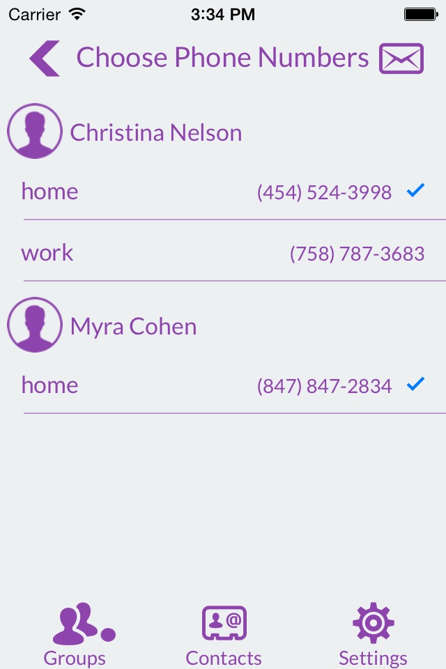 Group Contacts And Messaging screenshot 4