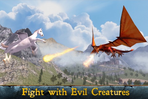 Flying Pegasus: Magic Horse Simulator 3D Full screenshot 3