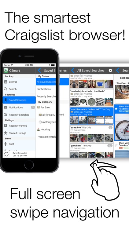 CSmart for craigslist - Mobile classifieds app