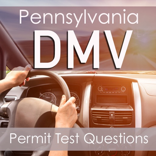 Pennsylvania DMV - Practice Questions for the Written PA Permit Driving Test - 2600 Flashcards Q&A -Drivers License Exam Preparation icon