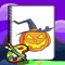Drawing Painting Kid Game: Happy Halloween Day