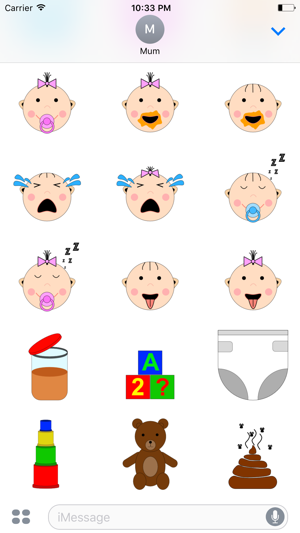 Baby Accessories Sticker(圖4)-速報App