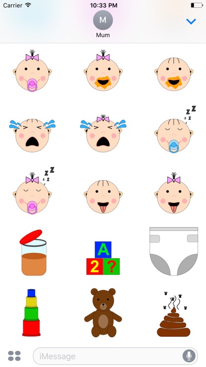 Baby Accessories Sticker screenshot-3