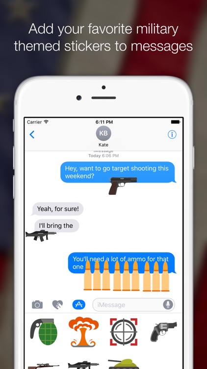AMMOJI - Guns & Military Stickers