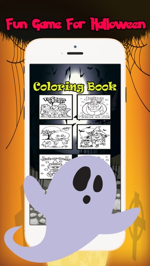 萬聖節著色書：色彩教育遊戲對於成年子女(圖4)-速報App