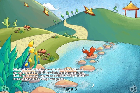 The Fox and the Grapes Bedtime Fairy Tale iBigToy screenshot 4