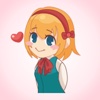 Anime Girl - Cute Stickers!