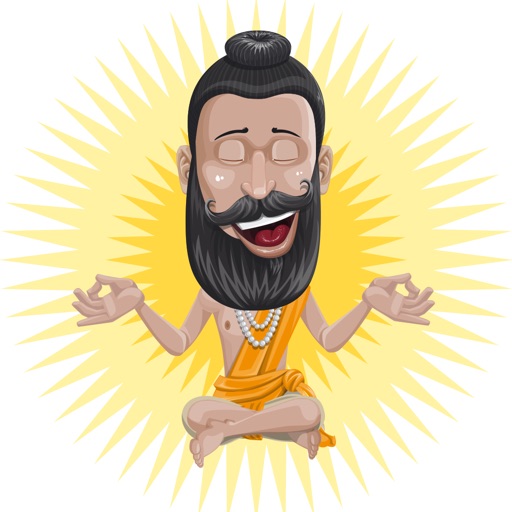 Raj the Guru Stickers - The Hindu Spiritual Master icon