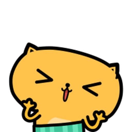 Over Excited Cat Animated Stickers