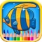 Underwater Coloring Book for Children