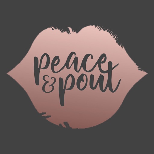 Peace and Pout Icon