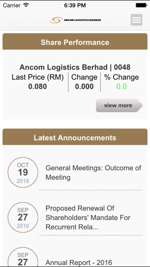 Ancom Logistics Investor Relations(圖2)-速報App