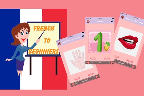 how to speak french flashcards for kids beginners screenshot 3