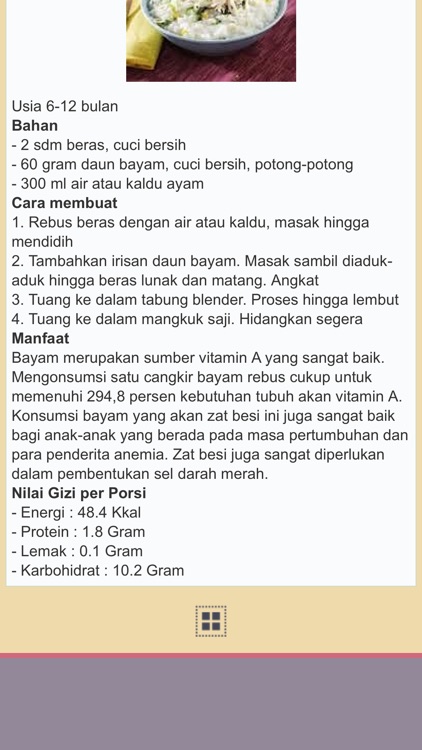 Resep Masakan Bayi screenshot-3