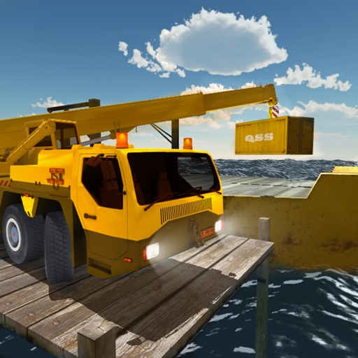 Heavy Cargo Construction Crane Simulator 3D