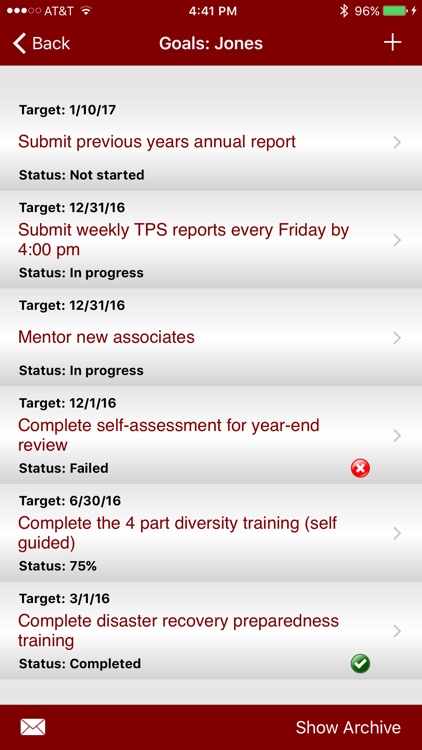 Employee Manager: Goal and Incident Tracking screenshot-4