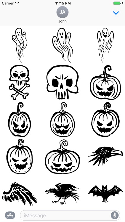 Crazy Halloween Sticker for iMessage #14