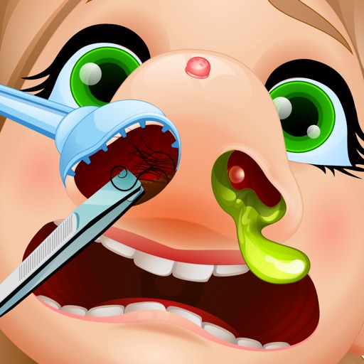 Kids Nose Doctor - Hospital Salon & Spa Games icon