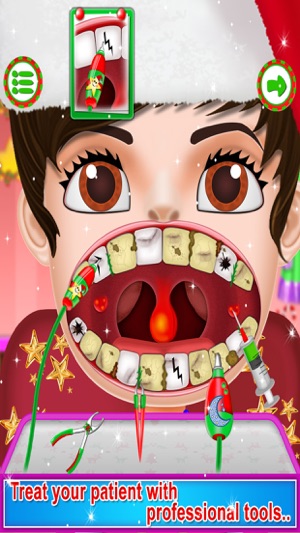 Christmas Dentist Mania - Free Kids Doctor game(圖4)-速報App