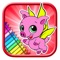 Paint Angel Pep Pig Coloring Book Fun Game Edition