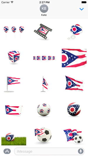 Ohio Flag Stickers(圖1)-速報App