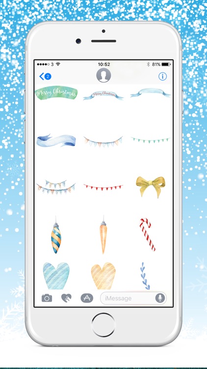 Vintage Christmas & Traditional Holiday Stickers screenshot-3