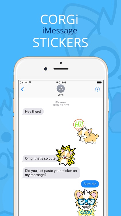 CORGi Stickers for iMessage