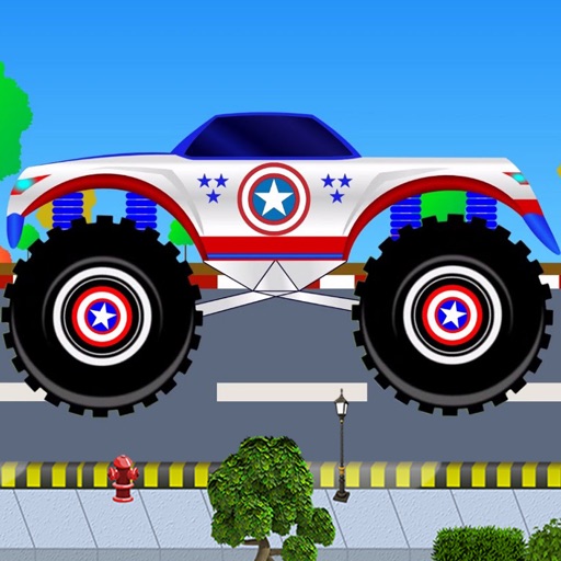Captain Monster Truck Hero For Justice League iOS App