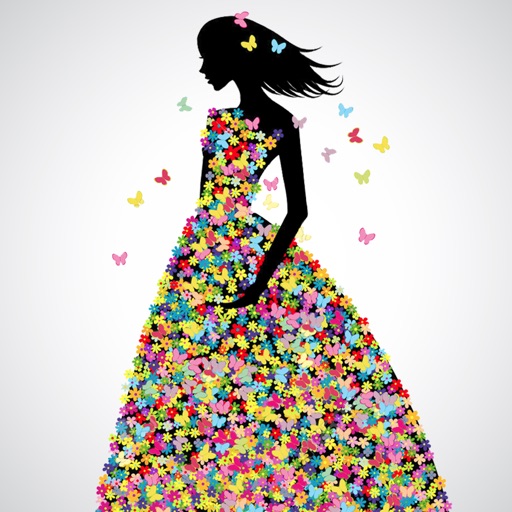 Beautiful Prom Dress Design Catalog Icon
