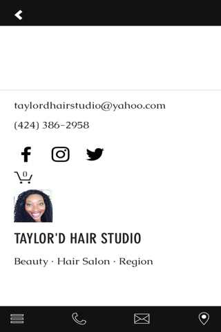 Taylor'd Hair Studio screenshot 2