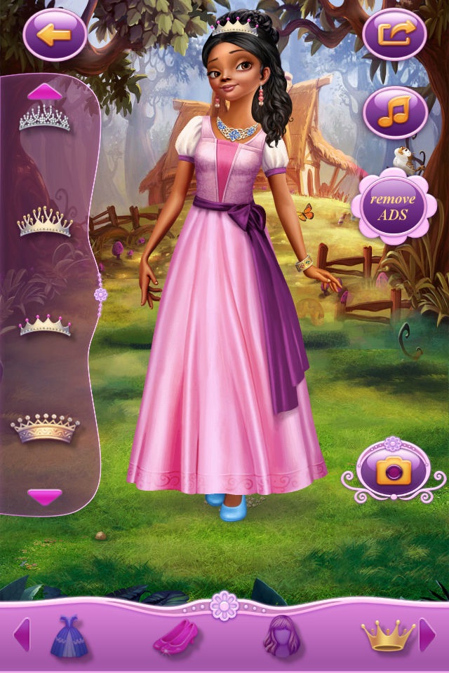 Dress Up Princess Savannah screenshot 2
