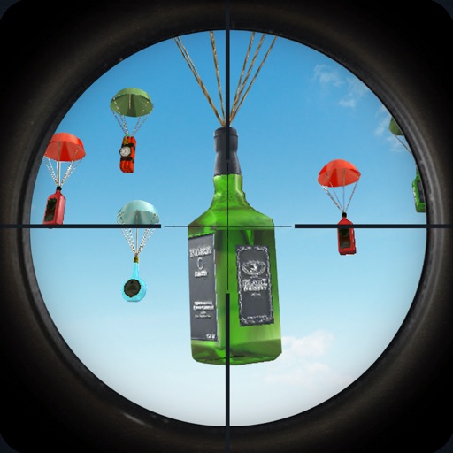 Crazy Bottle Flip Shooting Range: Firing Showdown iOS App