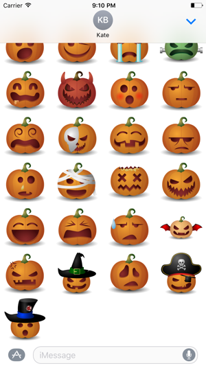 Smile Pumpkin for Halloween - Fx Sticker(圖2)-速報App