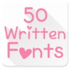 Fonts for FlipFonts 50 Writtens !