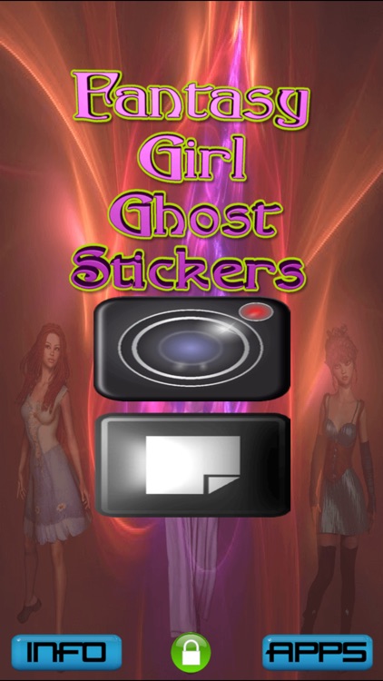 Fantasy Girl Ghost Stickers - Realistic Horror Photo Effects