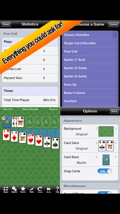 Solitaire Favorites
