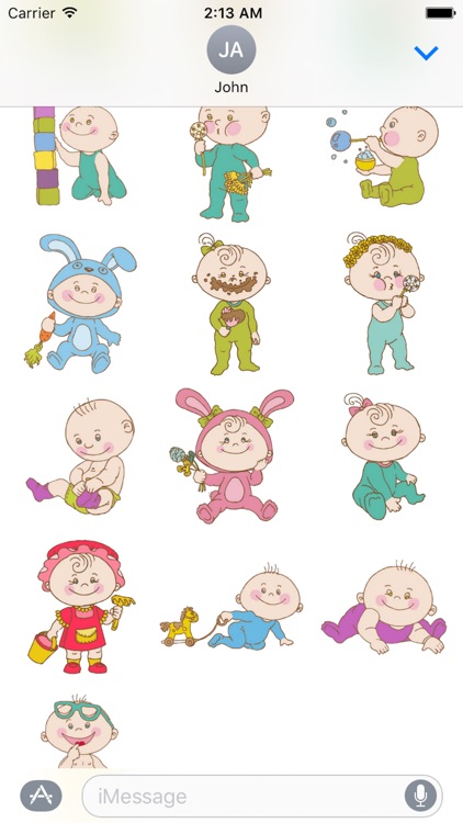 Baby Cute Sticker Pack 02