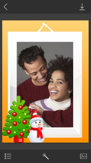 Christmas Picture Frame - Instant Photo 