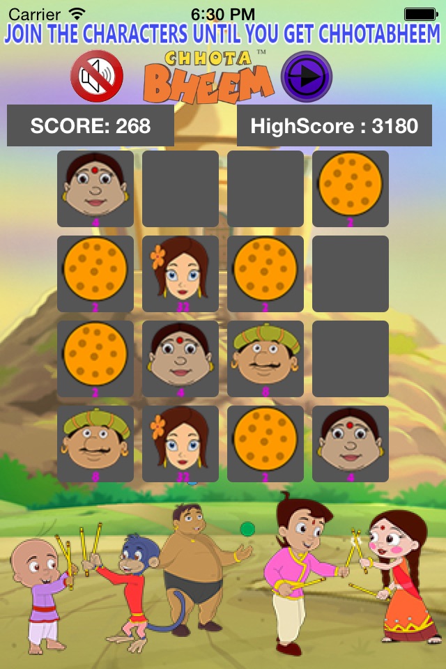 Chhota Bheem 2048 Game screenshot 3